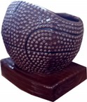 Football player vase